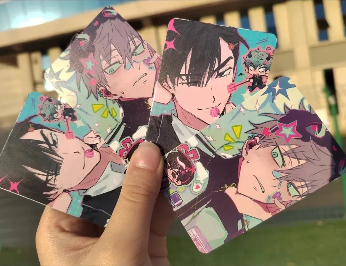 Alien Stage 3 นิ้วการ์ด Ivan Till Kawaii หนังสือคลิป Pagination Mark น่ารักคอลเลกชันการ์ดอะนิเมะสินค้าบุ๊คมาร์คอุปกรณ์โรงเรียน