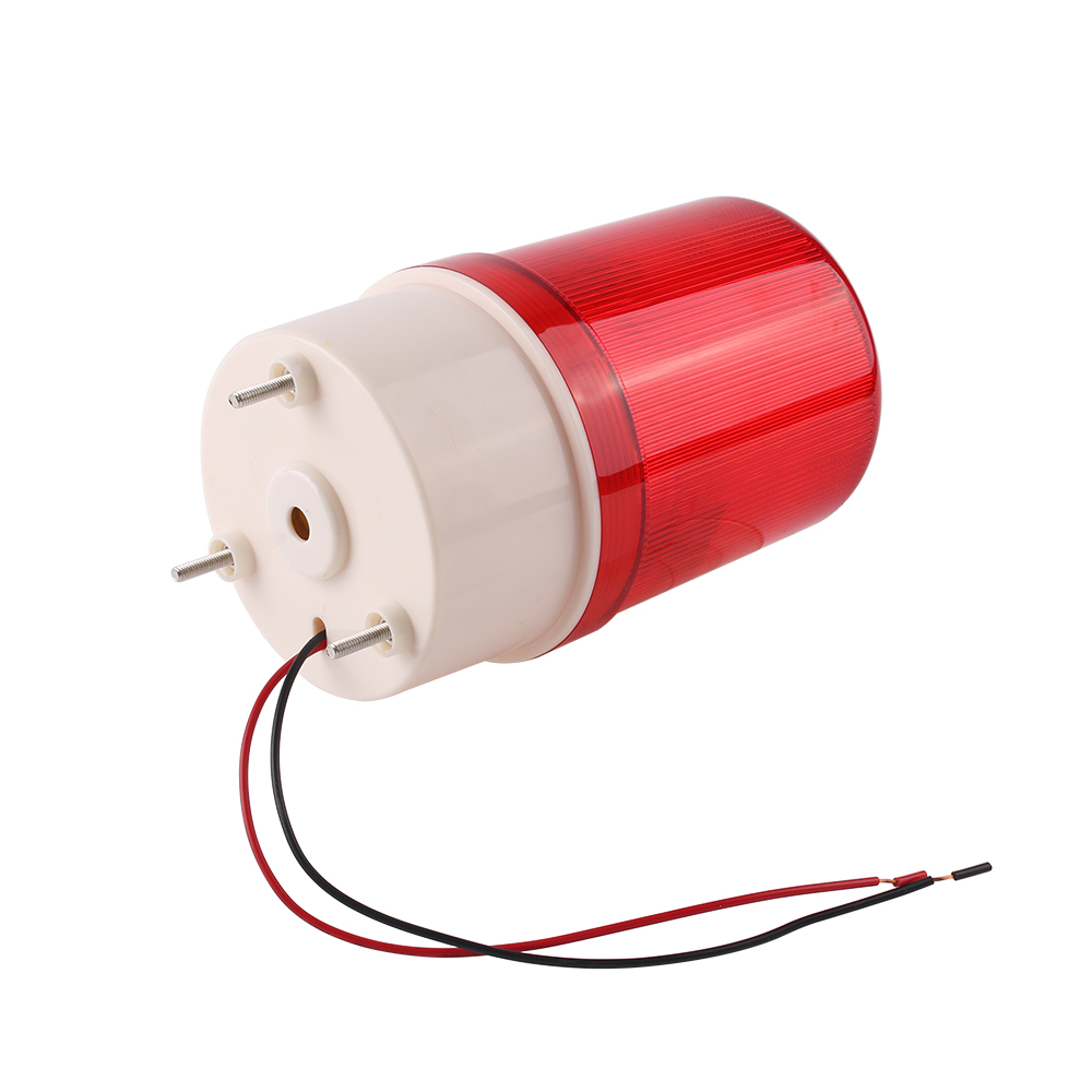 Industrial Audible Visual Alarm Buzzer LTE-1101J Rotating Light Flashing Signal warning Lamp Strobe Siren Indicator LED DC24V12V