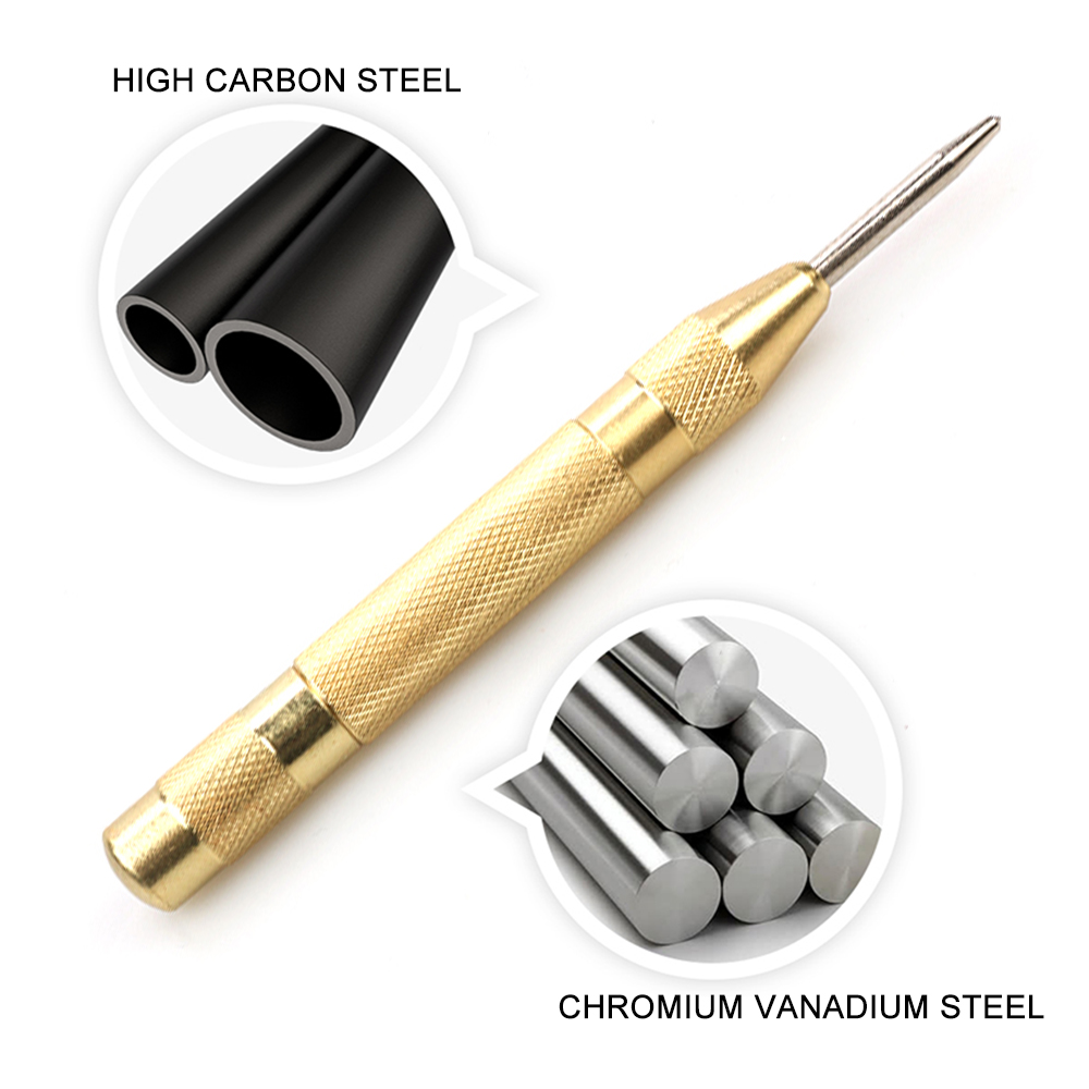 Golden automático Primavera tipo centro soco localizador, vidro atacante, disjuntor de janela, furador ferramenta