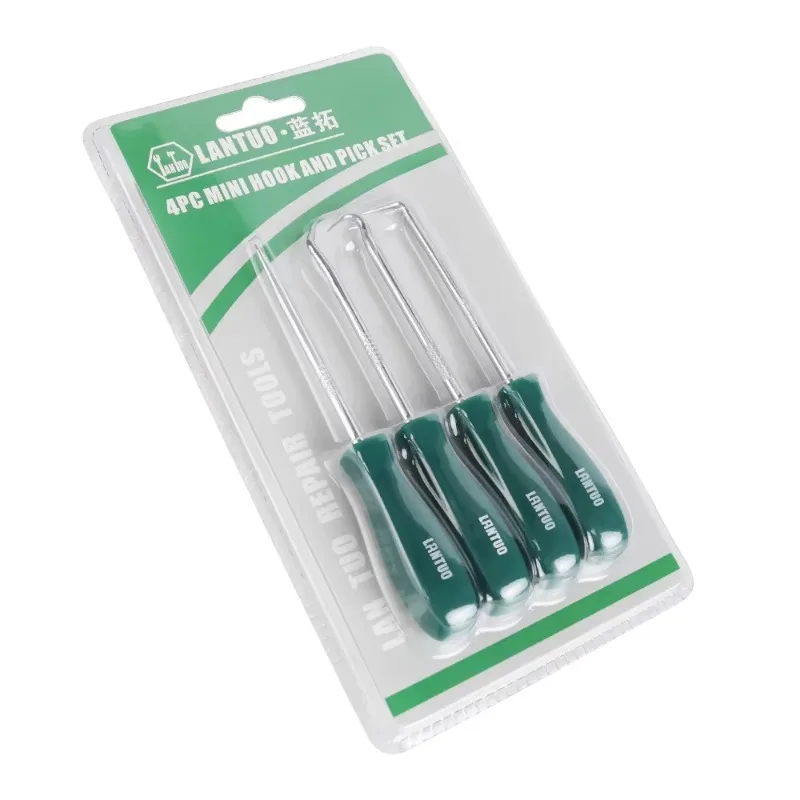 Juego de destornilladores con sello de aceite para coche, ganchos de selección para garaje, fontaneros generales, taller mecánico, herramientas para coche, 135mm, 4 Uds.