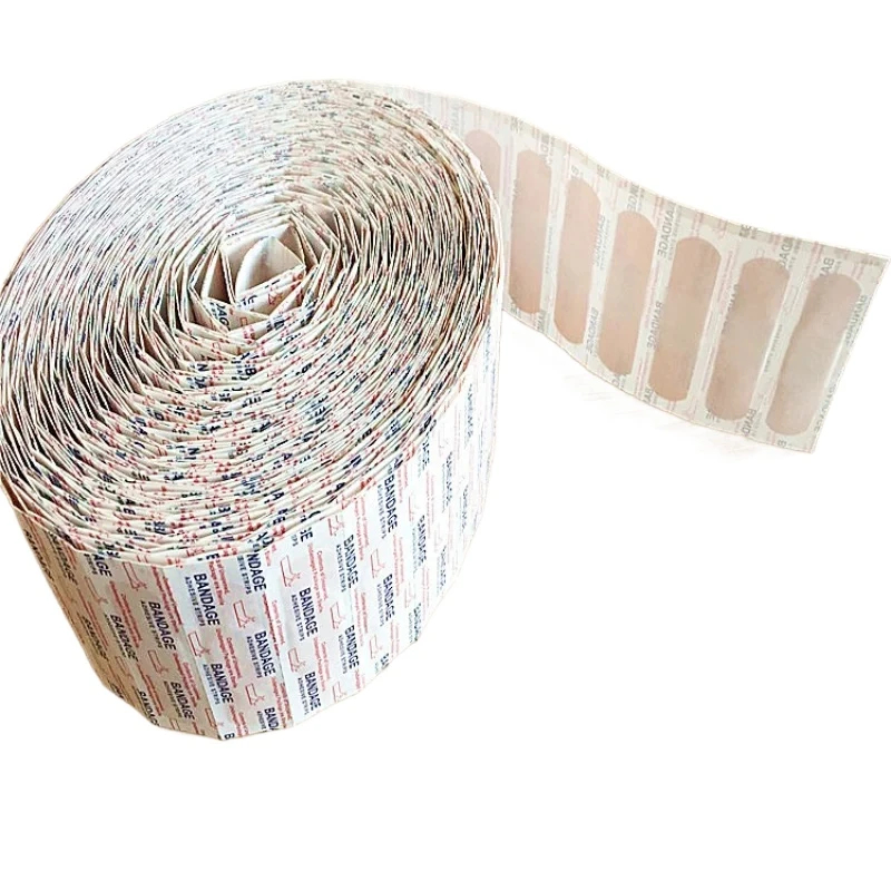 50 unids/set PE tirita impermeable transpirable yeso para heridas tiras de primeros auxilios vendaje parche vendajes adhesivos 72*19mm Woundplast