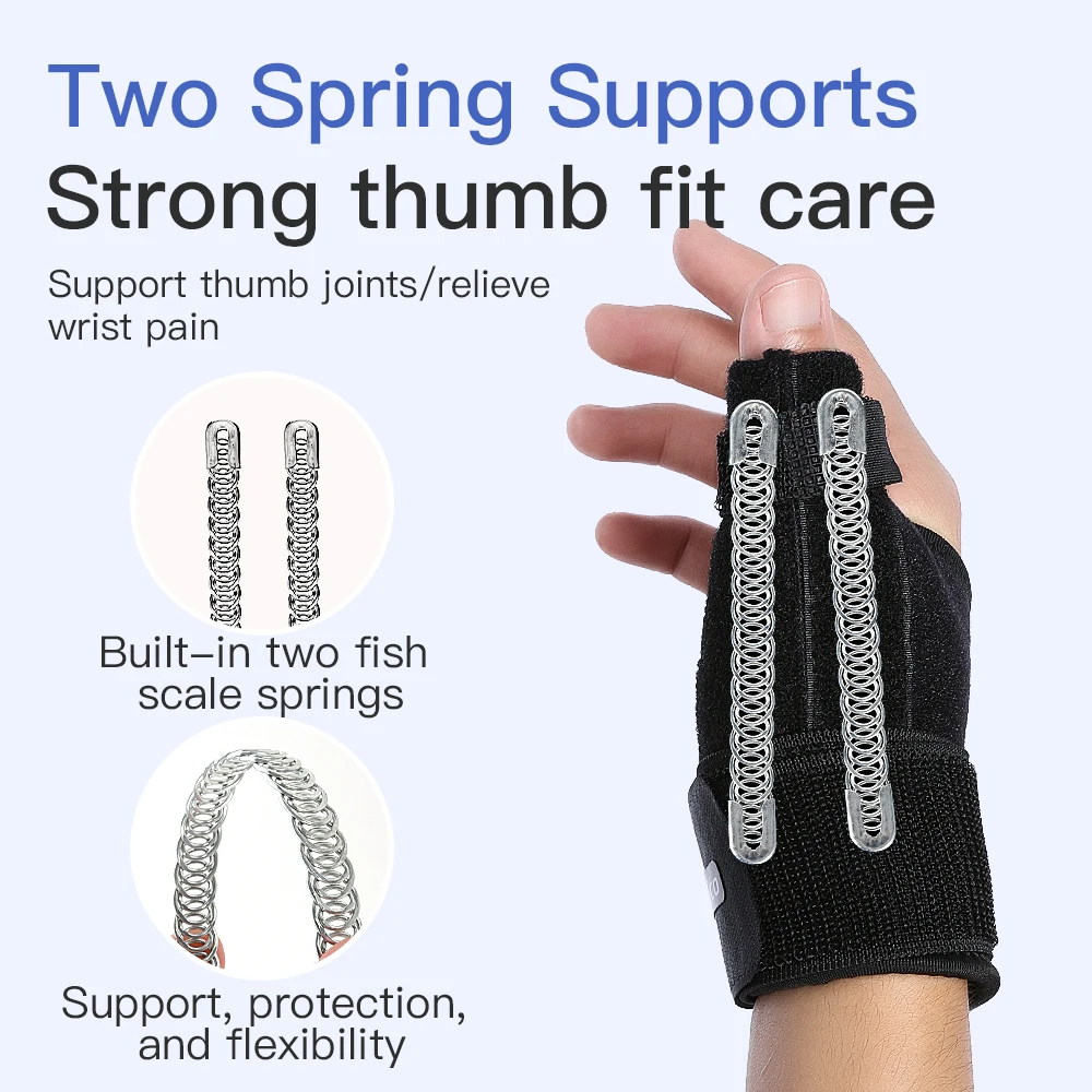 1PC Splint แบบยืดหยุ่นข้อมือ Thumb Support BRACE สําหรับ Tendonitis โรคข้ออักเสบ Breathable Thumb Protector GUARD เหมาะกับมือขวาและซ้าย