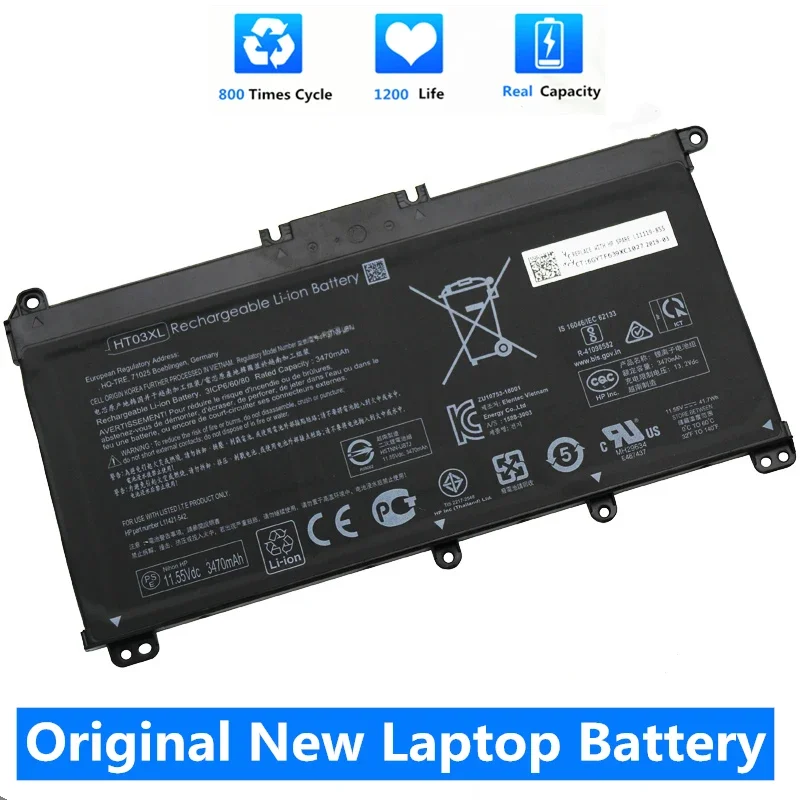 CSMHY Новый аккумулятор для ноутбука HT03XL для HP Pavilion 14-CE 14-CK 14-CF 15-CS 15-CU 15-CW Series 240 245 G7 250 255 G7 340 348 G5