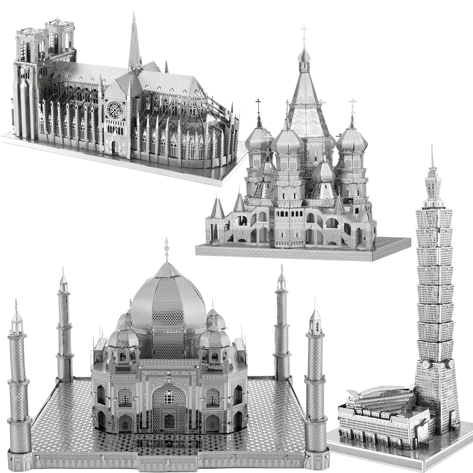 Zestawy modeli puzzli metalowych 3D DIY wycinane laserowo puzzle układanki JSPT27