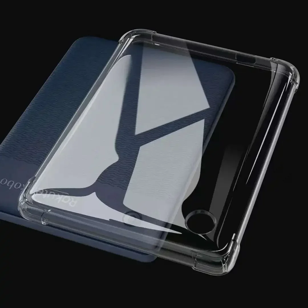 1 unids/lote Funda delgada a prueba de golpes para Funda Kobo Clara Color & BW & 2E 6 "eBook Funda trasera suave de TPU