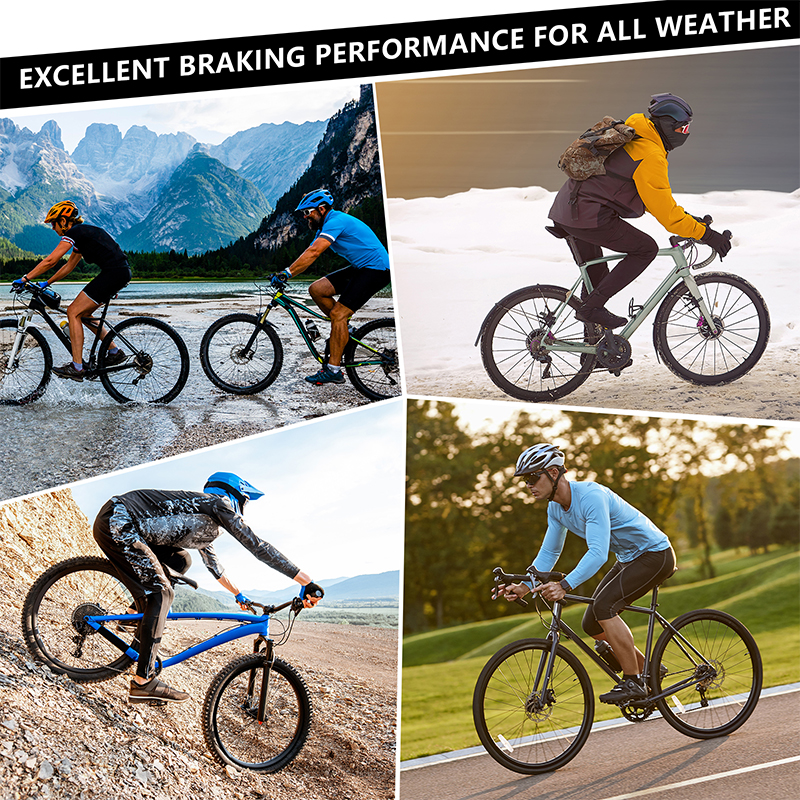 BUCKLOS BRP-01 Klocki hamulcowe z żywicy półmetalicznej MTB Hydrauliczne klocki hamulcowe do SHIMANO B01S B05S Rowerowe klocki hamulcowe do M525 M395