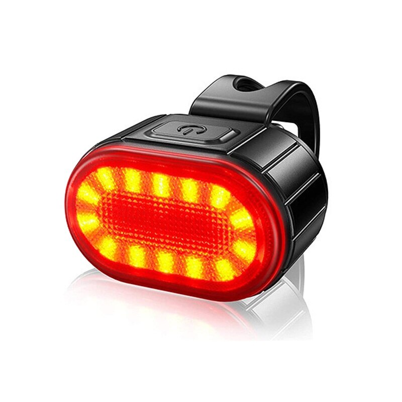 LED自転車テールライト,USB充電式,防水,自転車安全警告灯