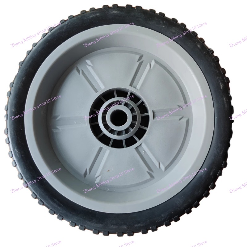 1PC 잔디 깎는 기계 휠 7/8/9.5/10/12inch 잔디 깎는 기계 교체 휠 핸드 푸시 잡초 휠