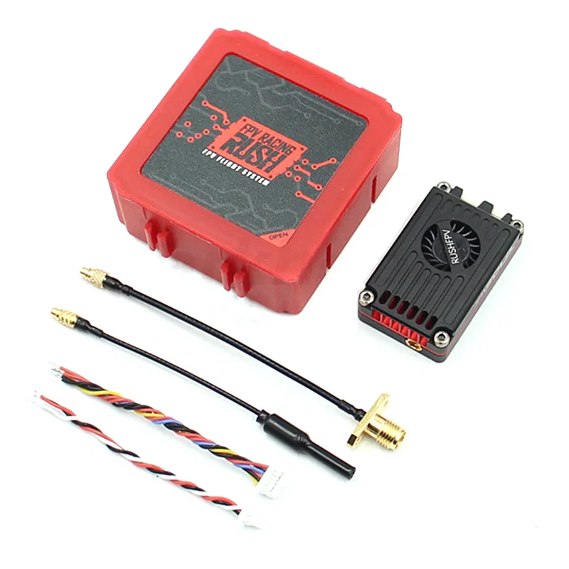 RUSH TANK MAX SOLO 5.8GHz 2.5W 고출력 48CH VTX 비디오 송신기 (CNC 쉘 포함) RC FPV 드론 항공기용