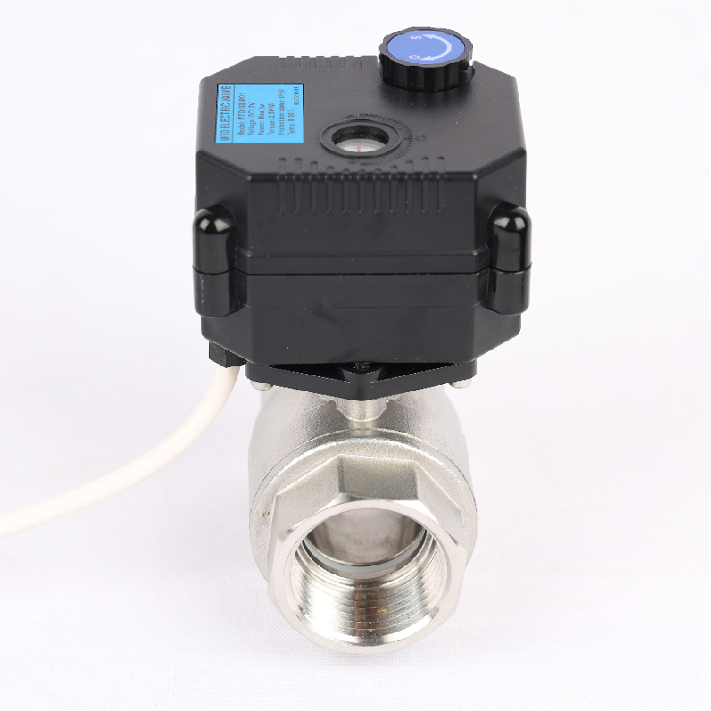 1inch 2 Way Ss 12v 24v Dc Automatic Mini Electric Motorized Control Ball Valve Actuator