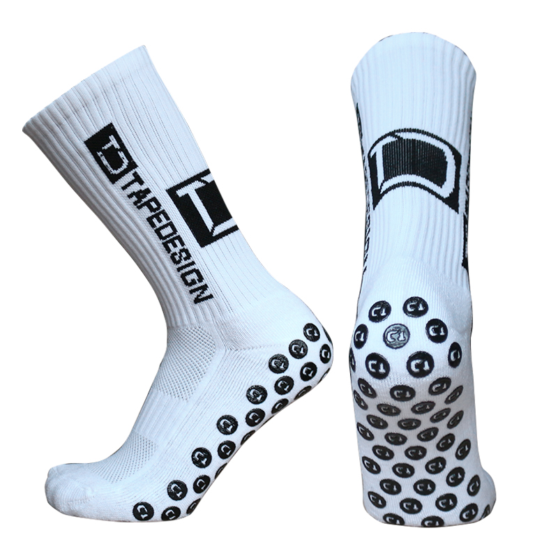 tapedesign football socks Round Silicone Suction Cup Grip Anti Slip Soccer Socks Sports Men Women Baseball Rugby Sock