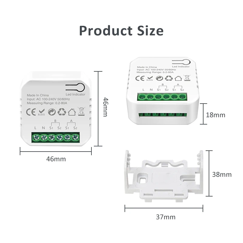 Tuya inteligente wi fi medidor de energia solar sistema fotovoltaico consumo de produção de energia medidor de monitoramento bidirecional controle app