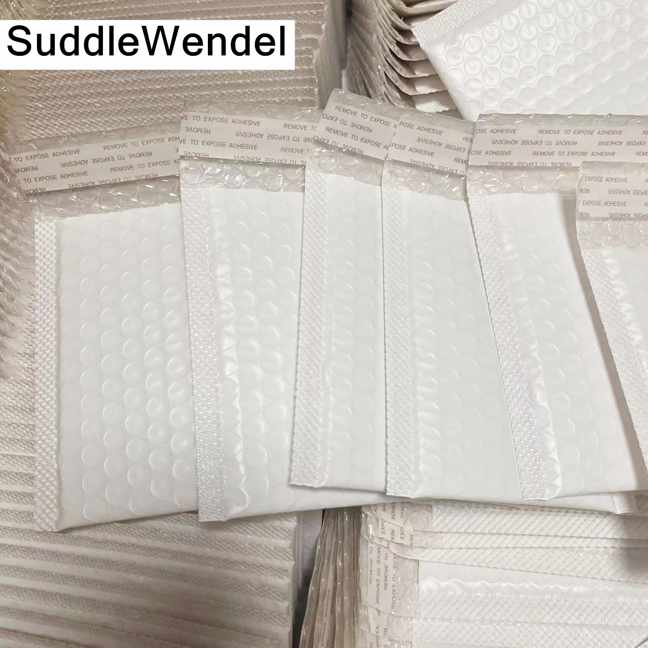 100 шт., Розовые Конверты с пузырьками