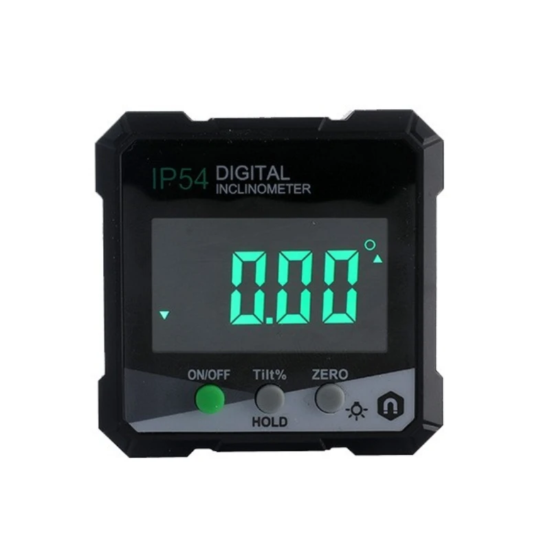 Inclinómetro 4*90 grados IP54 pantalla LCD pantalla Digital magnética de cuatro lados inclinómetro LCD caja de ángulo transportador
