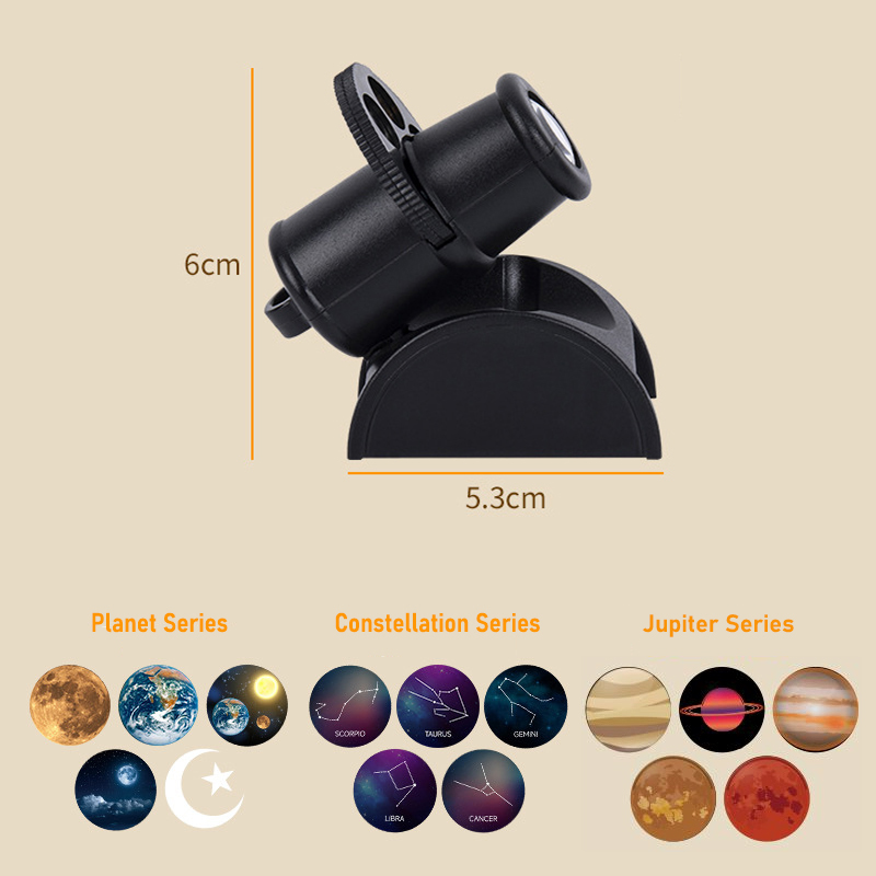 USB Mond Projektion Lampe Planet Projektor Austauschbare LED Nachtlicht Erde Konstellation Hintergrund Atmosphäre Wand Lampen
