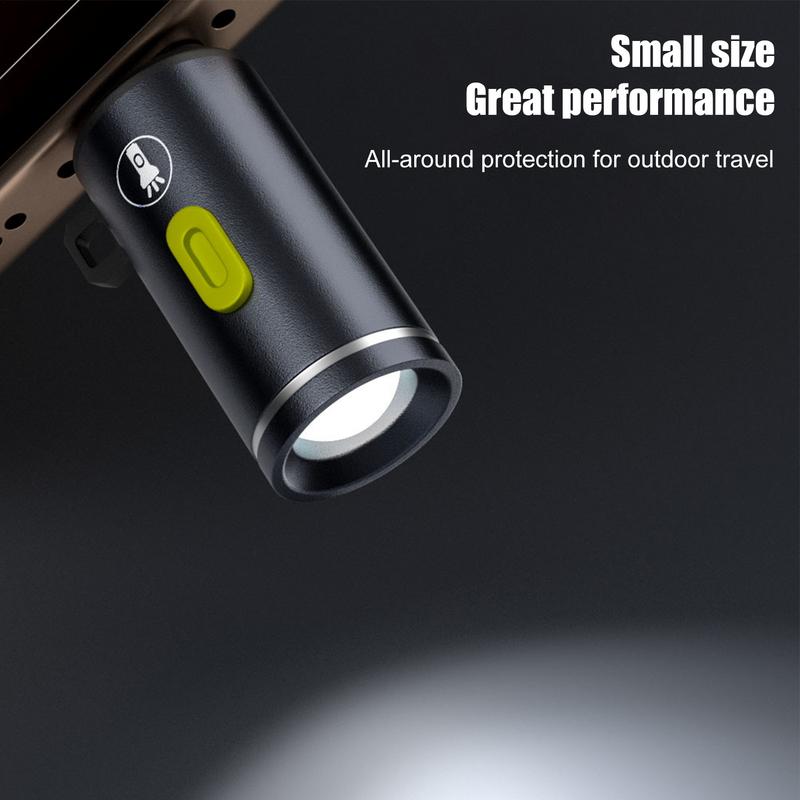 Type-C LED Camping Flashlight Portable Pocket Flashlight Outdoor Lighting Device Super Bright Waterproof Torch for Camping