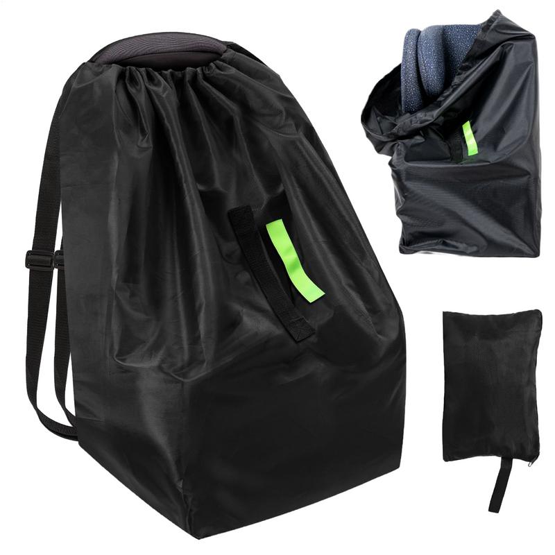 Assento de carro avião saco de viagem resistente capa de assento de carro saco de viagem à prova dwaterproof água espaçoso portador de bebê acessórios para família adolescente