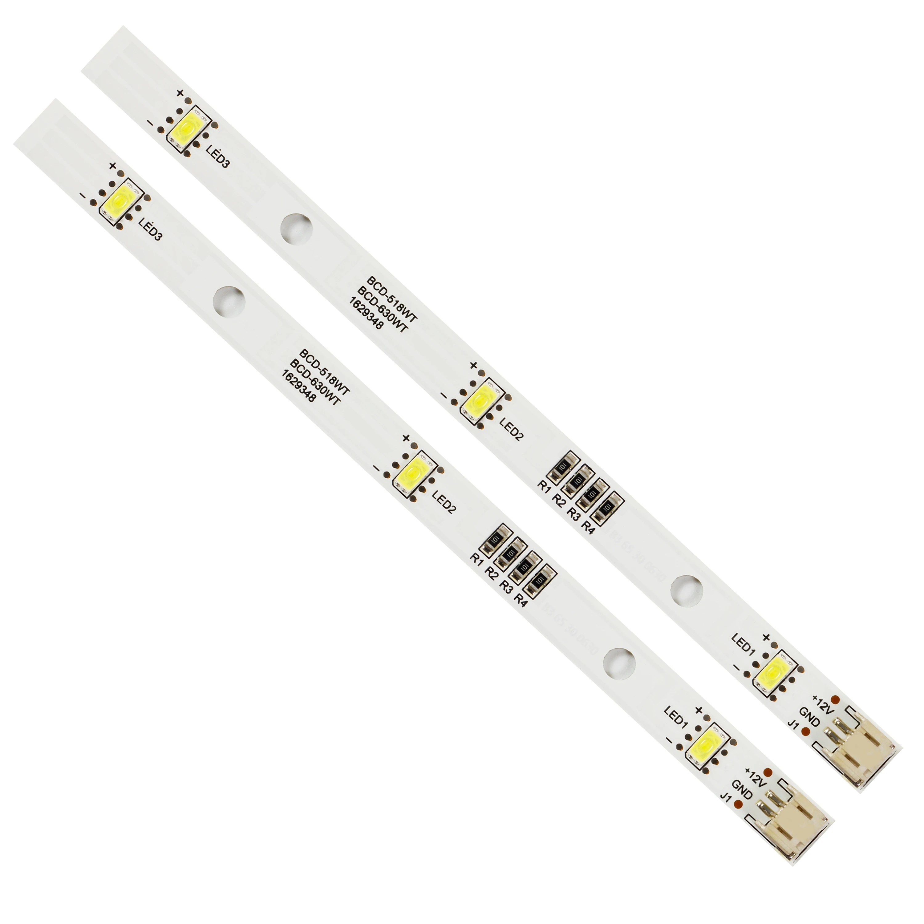 1 PCS Freezer Geladeira LED Barra de luz de tira para RONGSHENG/HISENSE E 349766   MDDZ-162A 1629348   DC12V 2W HCDM415LC