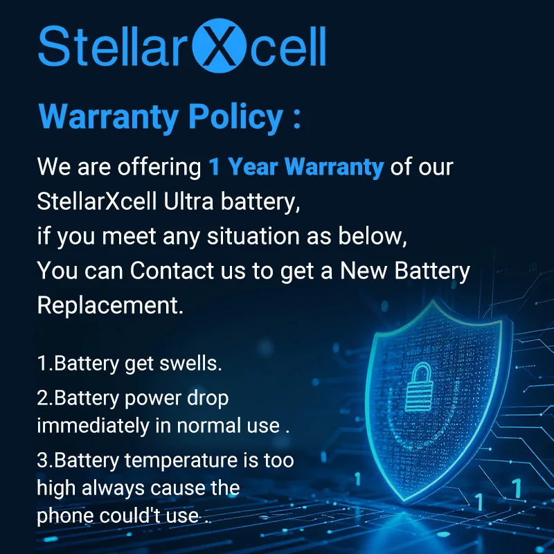 StellarXcell Battery Replacement for iPhone, Lithium PolymerBattery 7, 8Plus, 11,12 Mini, 13 Pro MAX, X, XS, XR, IP14PROMAX,IP12