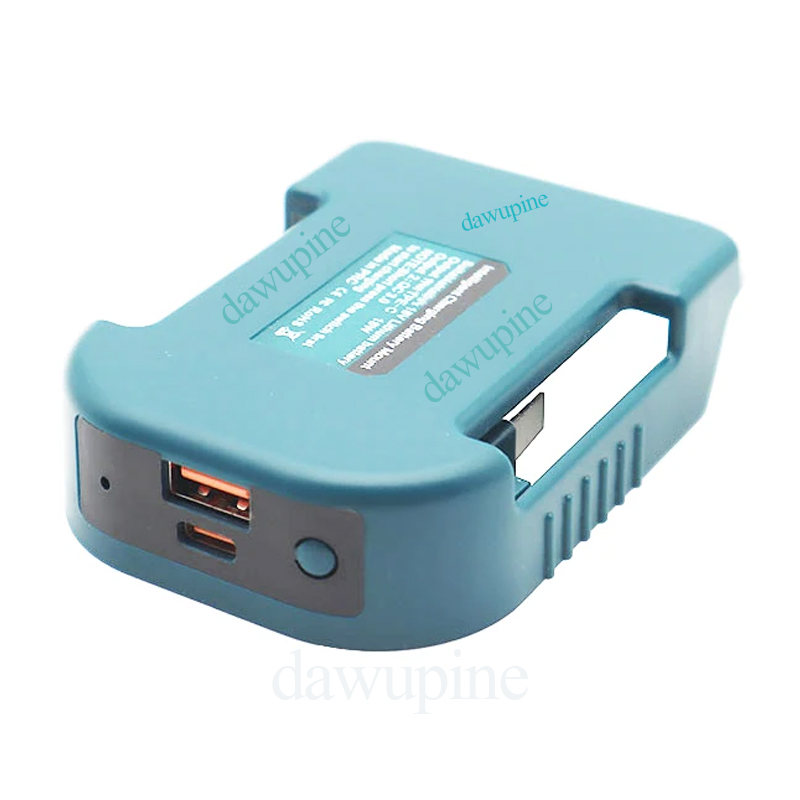Для Makita 18 В литий-ионный аккумулятор USB Type-C держатель источника питания BL1850 BL1860 адаптер зарядного устройства полка для быстрой зарядки чехол для хранения