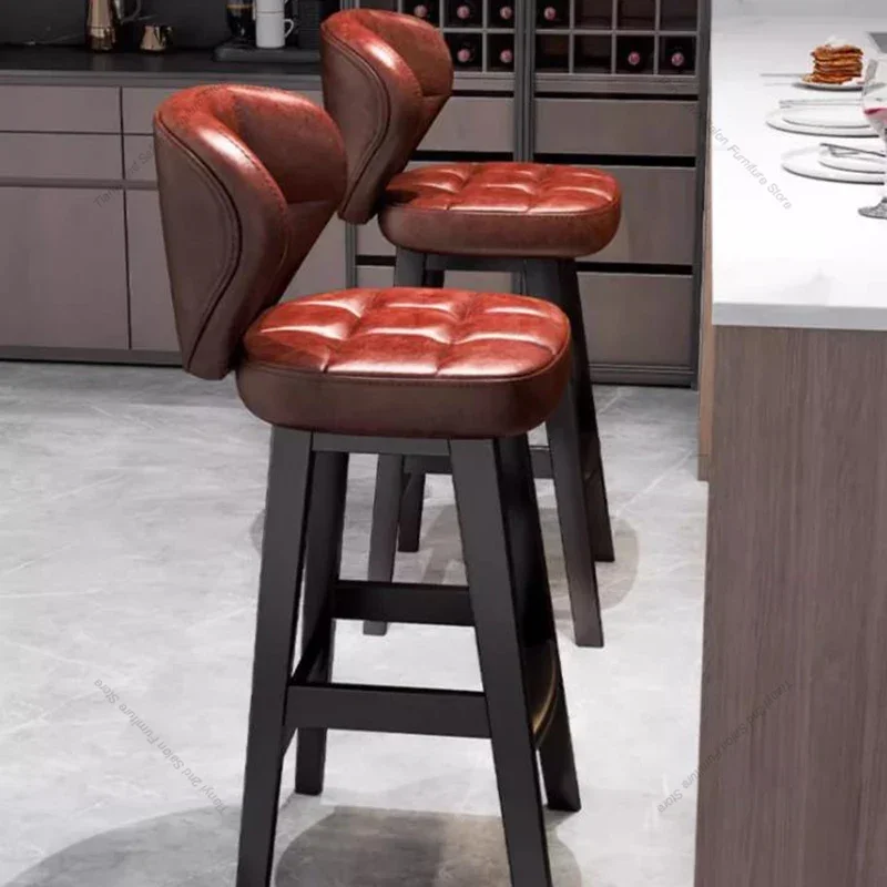 Cadeiras de bar giratórias de luxo, estilo nórdico, escritório, moderno, banco alto, recepção, design italiano, móveis de bar, chaises hautes llbc