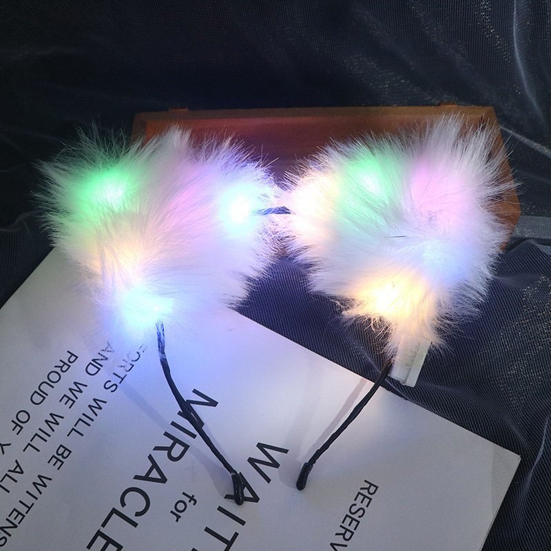 女の子のためのLEDフェザーヘッドバンド,ヘアリース,ブライドメイドフェスティバルの衣装,結婚式のラマダンの贈り物,子供のおもちゃ