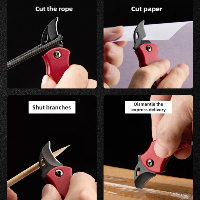 Mini Utility Folding Knife Slicing Meat Fruit Fish Knife Cleaver Meat Chop Vegetables Kitchen Knives Boning Butcher Chef Knife