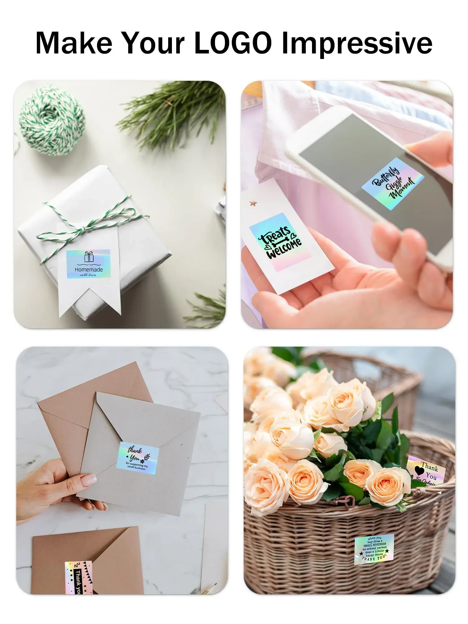 ホログラフィックシルバーサーマルペーパーステッカー、phomemo m02 t02 m04as m04sミニプリンター用ペーパー、ジャーナル写真ノート、53mm