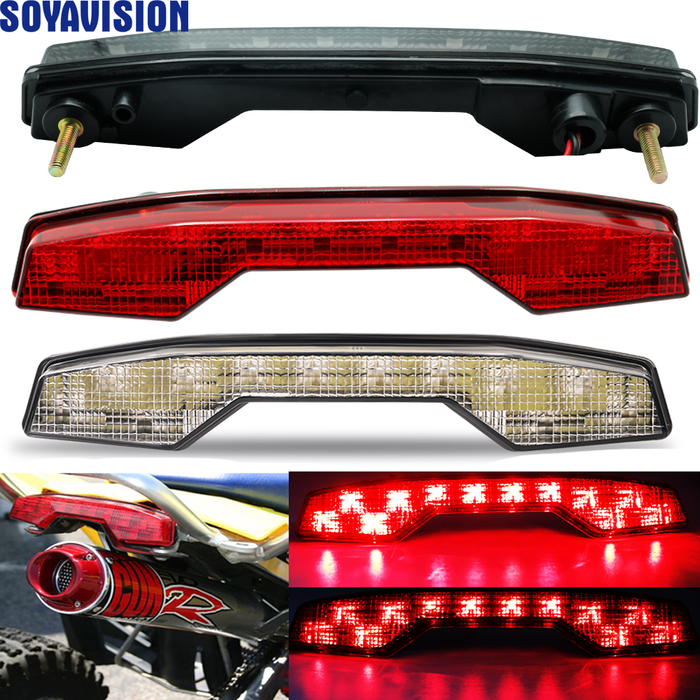 Moto luz traseira da cauda para quadsport ltr450 atv led luz da cauda de freio para suzuki LT-R450 ltr 450