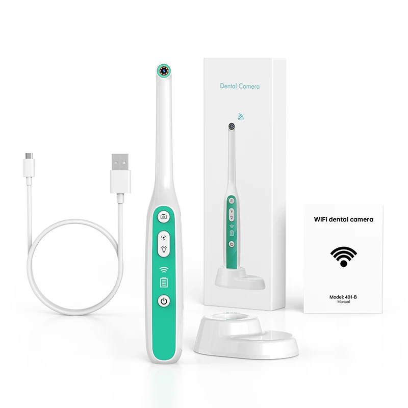 Telecamera per visita visiva della bocca WIFI portatile Cura dei denti wireless Ispezione endoscopio impermeabile IP67 per telefono Android IOS