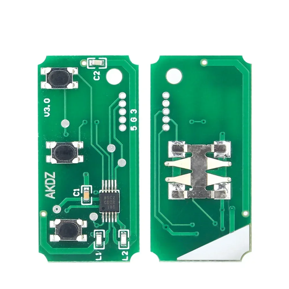 Keyyou-車のキー回路基板,3ボタン,id60,id63チップ,433mhz,フォードフォーカス,モンデオ,フィエスタ,c max,ギャラクシーに適しています