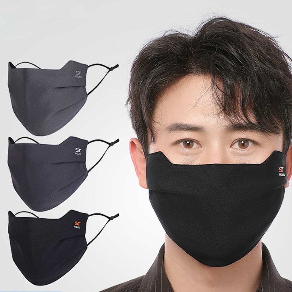 Nueva moda, máscara facial de protección solar lavable, reutilizable, transpirable, protección facial UV, cubierta facial cálida a prueba de viento para correr y montar
