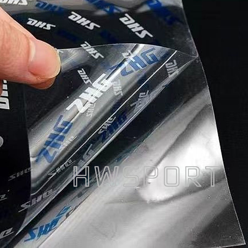 DHS ยางปิงปองป้องกันฟิล์ม 2 ชิ้นสําหรับไม่เหนียวเหนอะหนะยางปิงปองอุปกรณ์เสริม