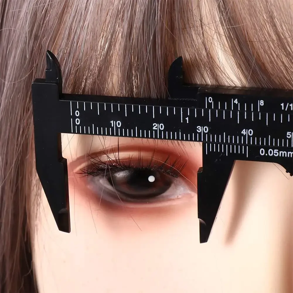 Tragbare 80mm Kunststoff Augenbraue Messschieber Tattoo Microblading Messschieber Lineal Permanent Make-Up Messwerkzeuge