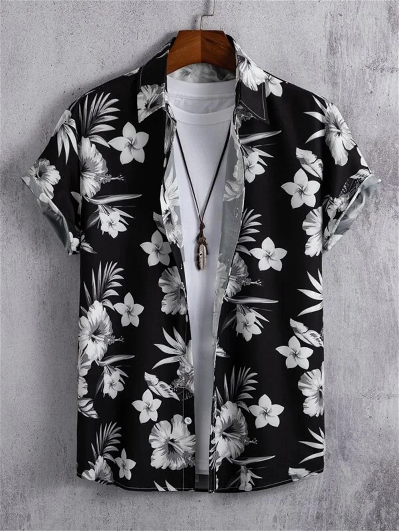 Hawaii 3d Kokosnuss baum Top Männer Sommer Strand Freizeit kleidung Straße Outdoor Party Herren hemd lose atmungsaktive Herren bekleidung