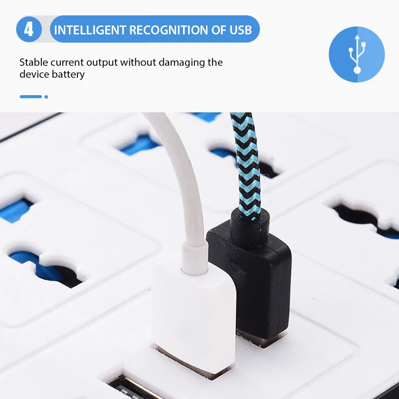 Power Multi Tap Universal Plug EU US UK Outlet Power Strip พร้อม 2 เมตรสายไฟ AC ประเภท C พอร์ต USB ชาร์จซ็อกเก็ตไฟฟ้า