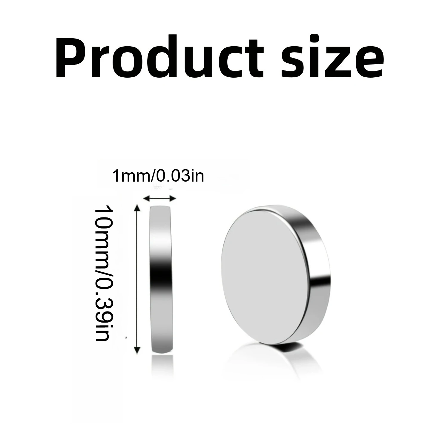 10x1/10x2/10x3mm-20/50/100pcs 사무실에 널리 사용되는 원형 냉장고 자석 DIY 화이트 보드, 주방 도구 보관 네일 아트