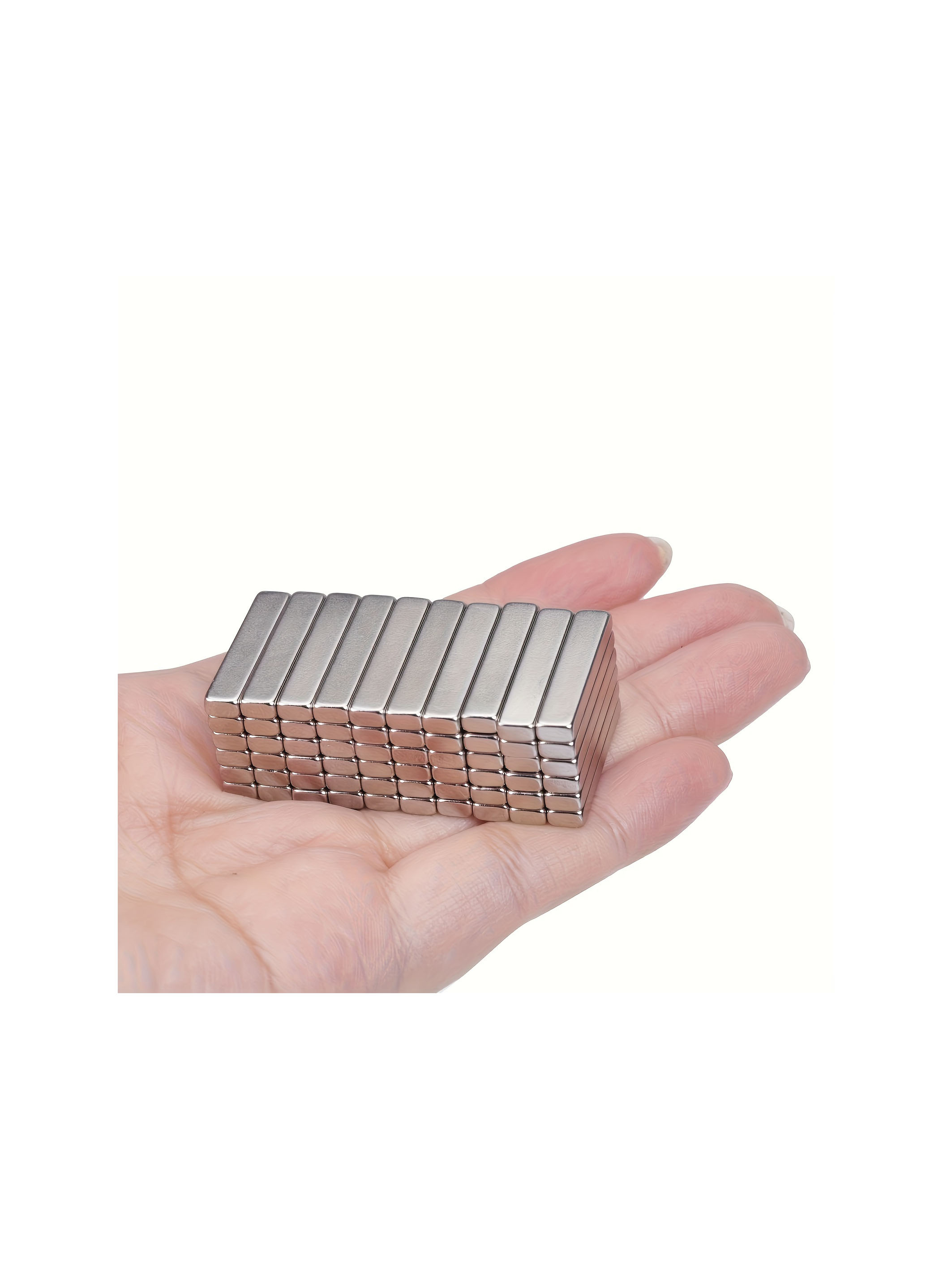 20x5x2.  30/60pcs Magnets Bar, Small Rectangular Magnets, Multi-Use Magnets for Fridge, Kitchen