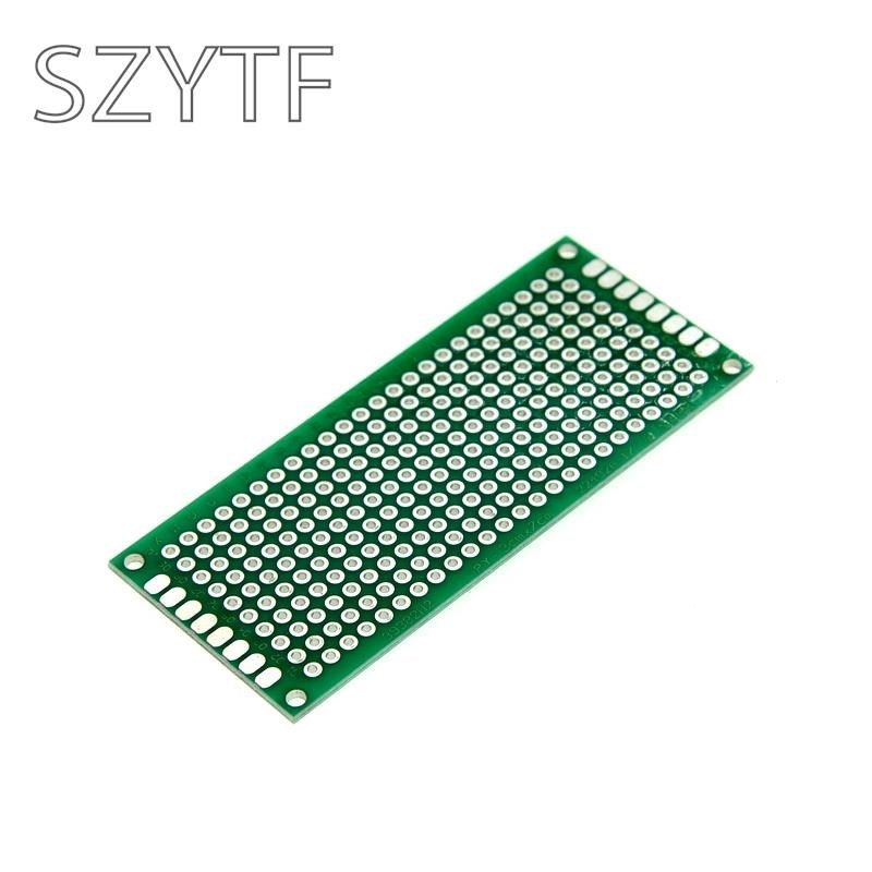 5pcs/bag Two-sided HASL 3 * 7CM Breadboard / Thick 1.6MM Glass Material 2.54mm Universal Plate