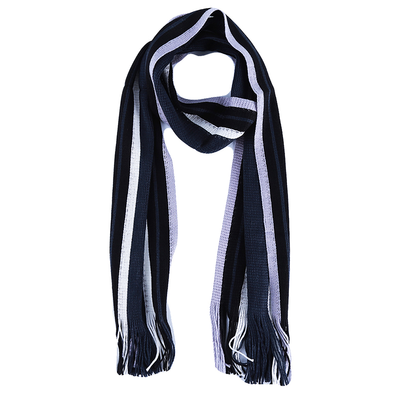 Heißer Modedesigner Herren Schal Winter Klassisch Kaschmir Warm Weich Fransen Gestreifter Schal Quaste Schal Wrap Halswärmer