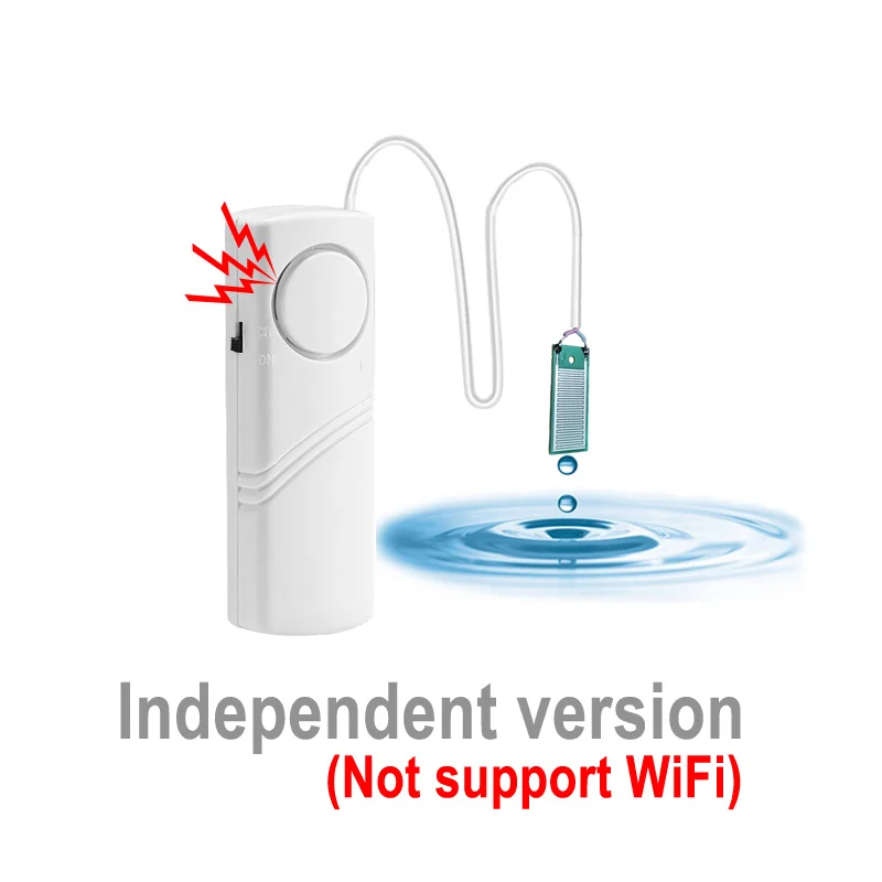 EARYKONG WiFi Thông Minh Tuya Rò Rỉ Nước Cảm Biến Tuya Chống Nước Tương Thích Với Tuyasmart/Cuộc Sống Thông Minh Ứng Dụng Lắp Đặt Dễ Dàng