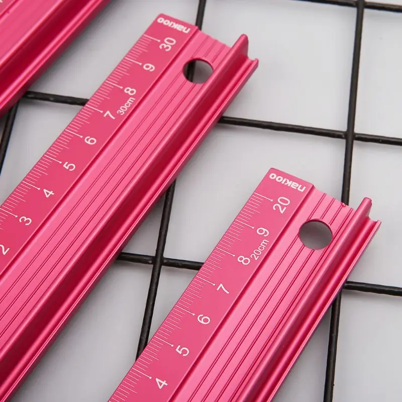 Professional Aluminum Alloy Straight Ruler Protective Scale  Measuring Engineers