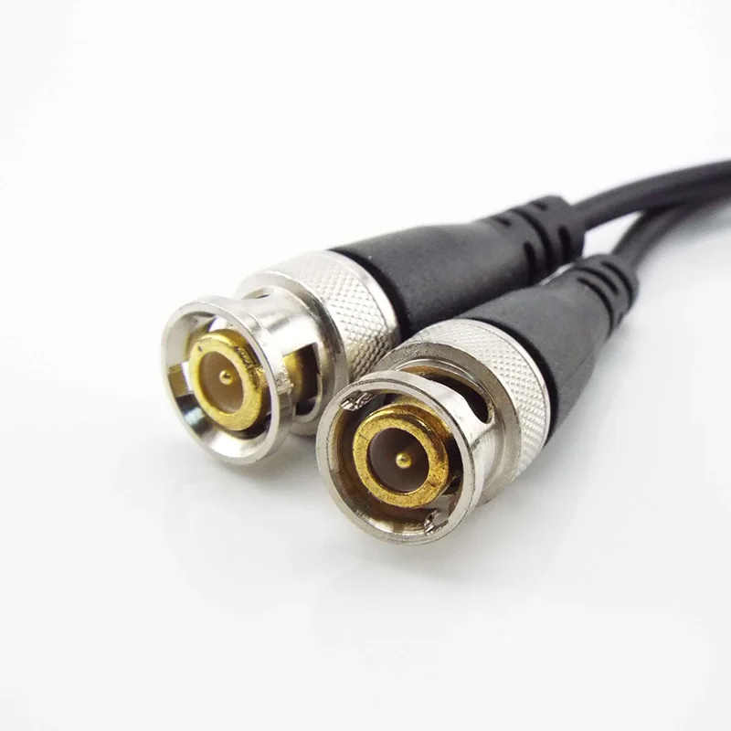 1 คู่ BNC Video Balun Connector Passive Transceiver 3000FT ระยะทาง UTP Balun ชาย BNC CAT5 สําหรับกล้องวงจรปิดอุปกรณ์เสริมกล้อง