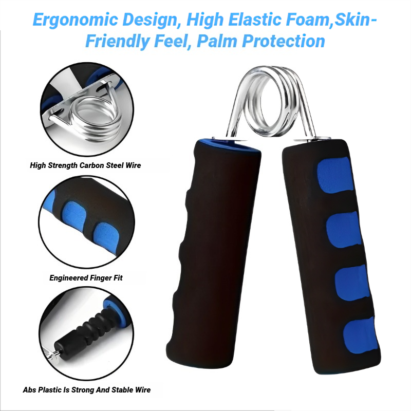 Hand Grip Finger Strength Trainer Power Exerciser Sponge Forearm Strengthener Carpal Expander Sport Muscle Trainin