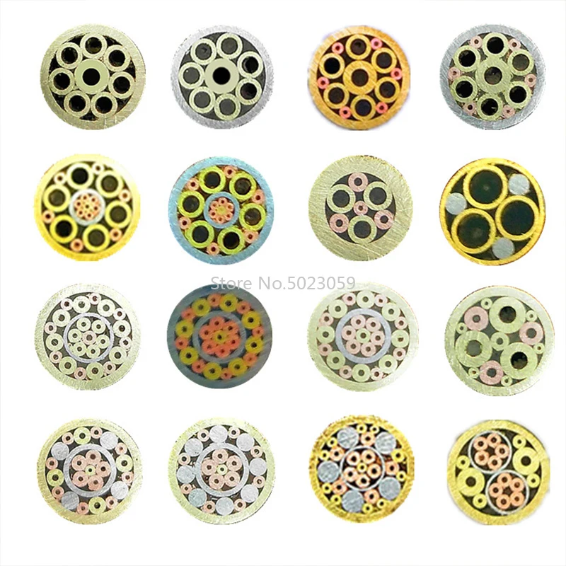 Remaches de pasador de mosaico de 6mm para tornillo de mango de cuchillo, remaches de mosaicos de latón, tubo de acero para uñas, más diseño, estilo exquisito, longitud de 90mm