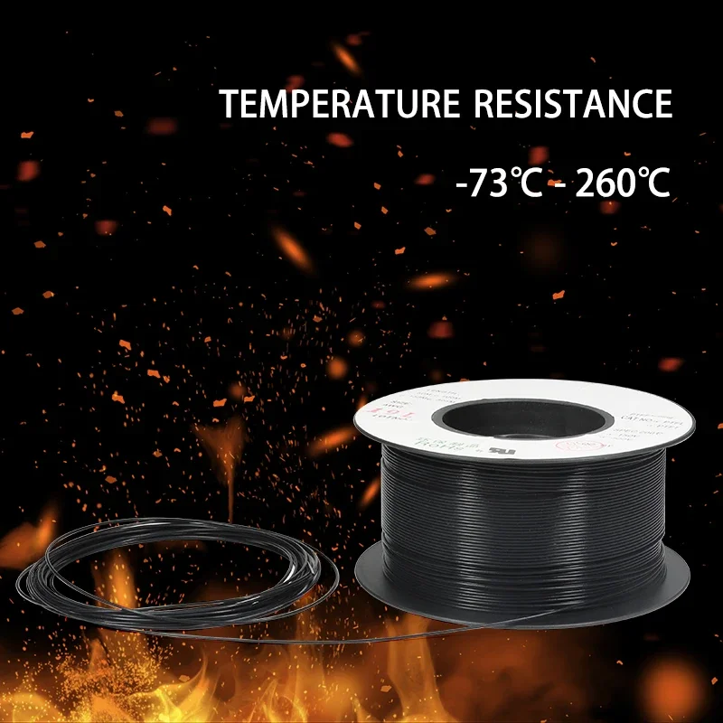 1/5/10M 150V PTFE Tube ID 0.3 ~ 3.38mm Capillary Heat Protector Transmit Hose Rigid High Temperature Corrosion Resistance 2.5KV