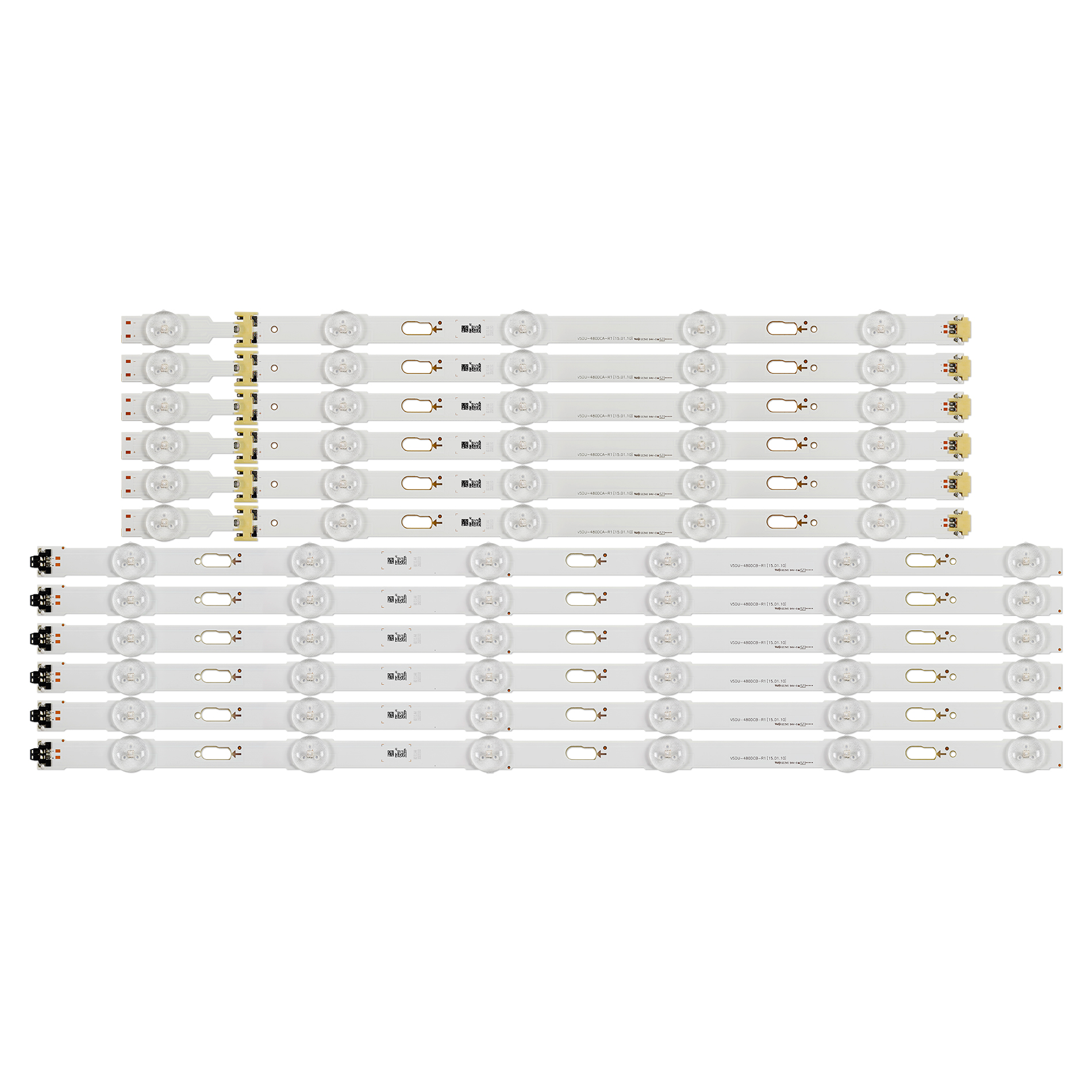 新 12 個 LED バックライトストリップ samsung UE48JU6000 BN96-34793A BN96-34794A S_5U75_48_FL_R6 S_5U75_48_FL_L5 LM41-00121G 00121H