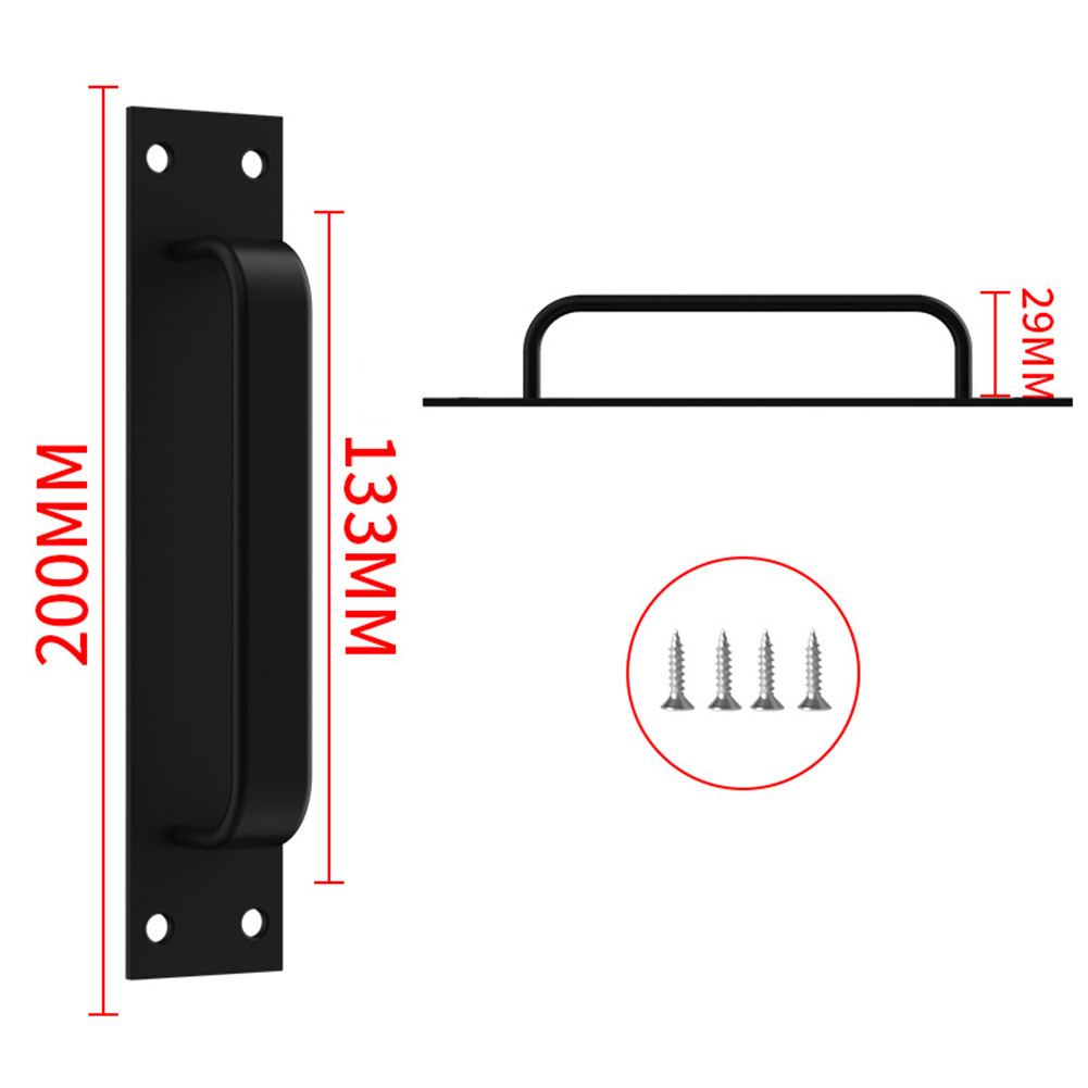 Alumínio Alloy Sliding Door Handle, Punch-Free Pull, Closet Móveis Hardware, Melhoria Home, Janela, Gabinete, Varanda
