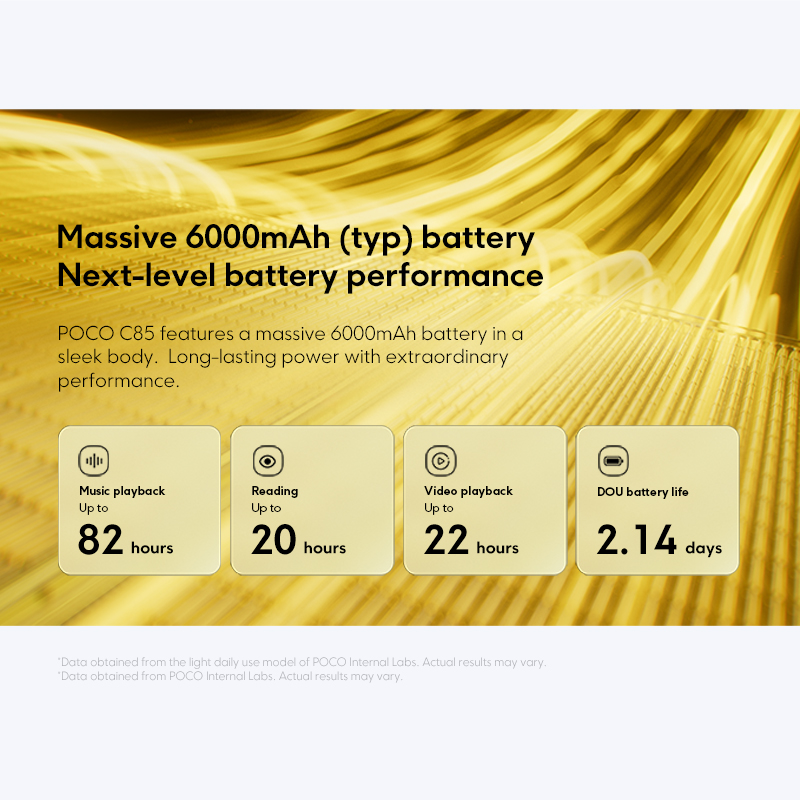 POCO C85 versión Global Smartphone NFC 128GB 256GB MediaTek Helio G81-Ultra pantalla de gota de punto de 6,9 "cámara principal de 50MP 6000mAh