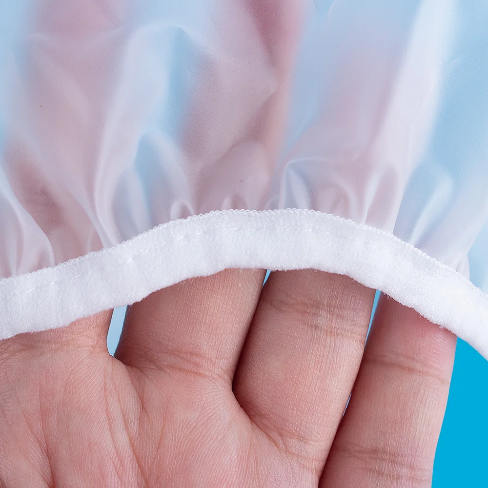 Novo design com botão de pressão lateral, fralda transparente para adultos, reutilizável, lavável, à prova d'água, roupa íntima silenciosa, uso externo/interno